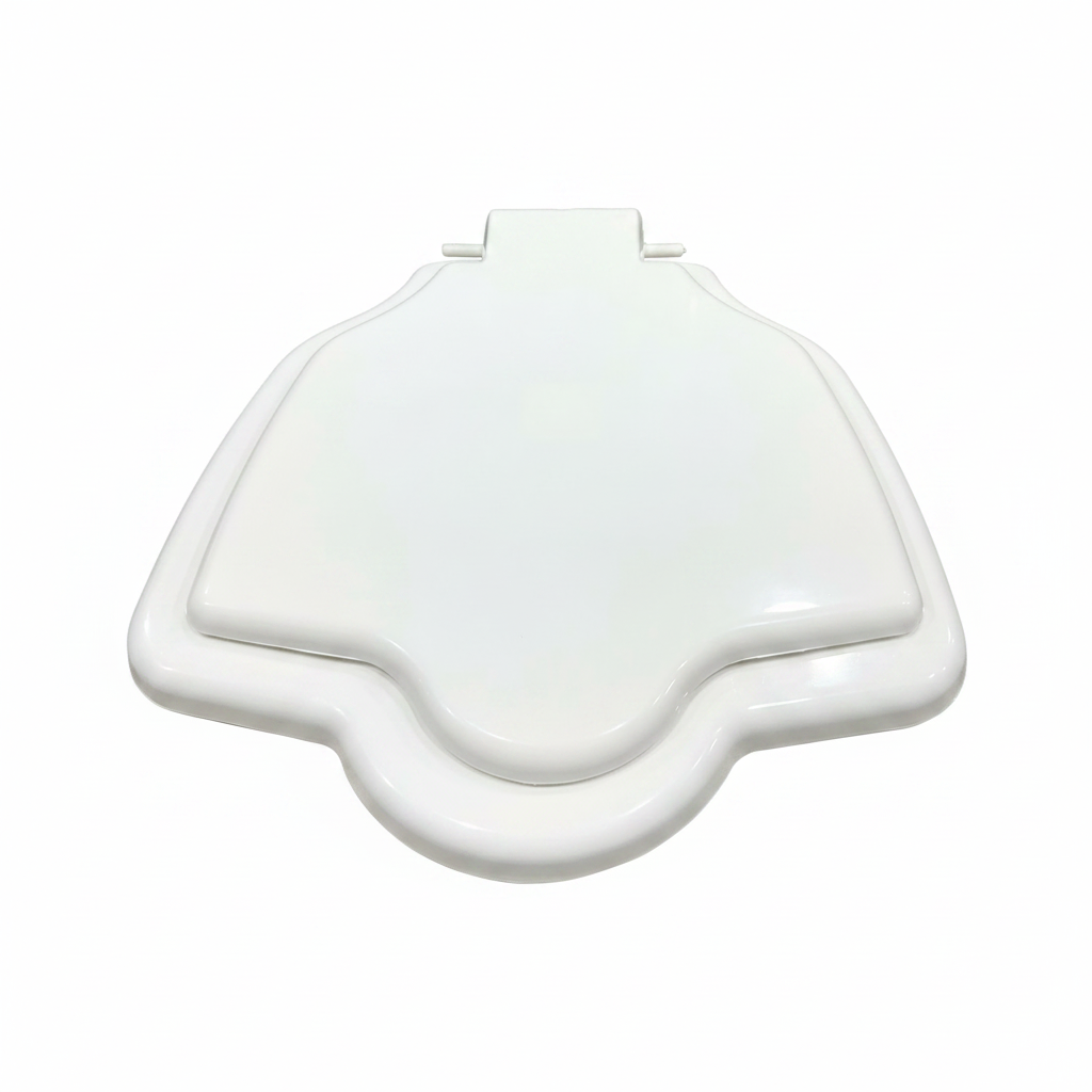 Ceramic Anglo Indian Toilet Seat Cover with Hinges