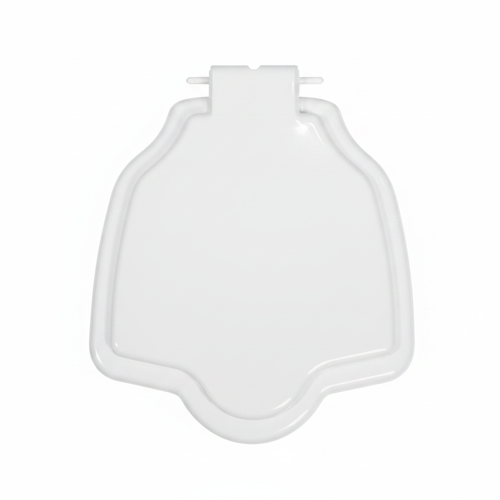 Ceramic Toilet Seat Cover White/Ivory
